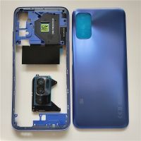 ❀ Original Battery Cover Rear Door Housing Back For Xiaomi Redmi Note 10 5G Battery Cover with Middle Frame Camera Frame