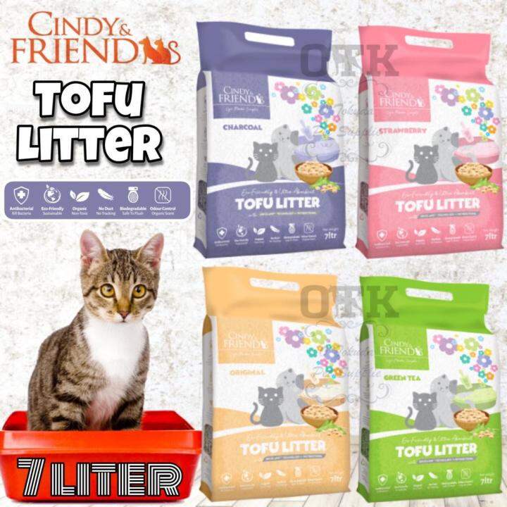 Cindy & Friends Tofu Litter 7 Litre Tofu Cat Litter (8 Scents) Lazada