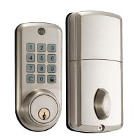 รายการ Keyless ล็อคประตูกับปุ่มกด-Deadbolt สมาร์ท-ล็อกประตูดิจิตัลอิเล็กทรอนิกส์,ติดตั้งง่าย,ชุดกลอนประตูหน้า