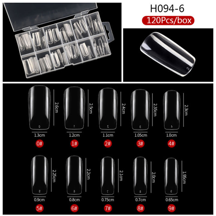 lowest-price-mh-120pcs-poly-nail-gel-เล็บคู่ส่วนขยายลายนิ้วมือ-uv-builder-nail-tips-tools