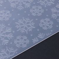 Plastic Embossing Folder Template For DIY Scrapbook Photo Album Card Paper Craft Christmas Snowflake