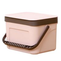 Waste Bin Office Kitchen Bathroom Dustbin with Save Space For Home Wall Mounted Trash Can Dual-Use Storage Box