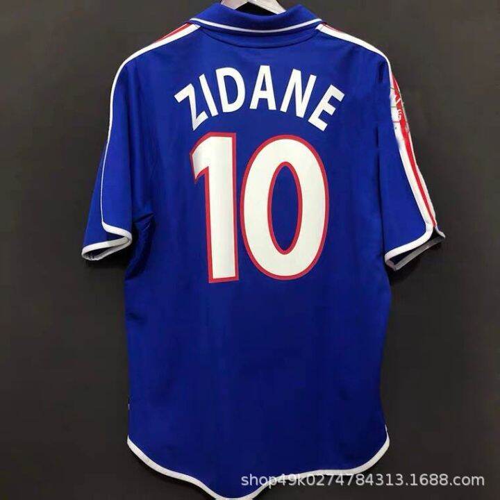 Flocage ZIDANE #10 Pour Maillot France EURO 2000 Domicile + Patch Officiel - Neuf