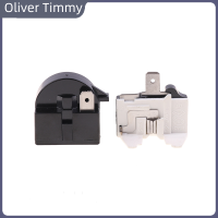 [Oliver Timmy] รีเลย์สตาร์ทเตอร์ PTC QP2-4.7 1ขารีเลย์ตู้เย็นสตาร์ทเตอร์และ6750C-0005P ตู้เย็นตัวป้องกันเกินพิกัด2ชิ้น