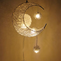 Modern Pendant Ceiling Lamps Moon Star Chandelier Children Bedroom Hanging Lamp Christmas Decorations For home Fixture Lighting