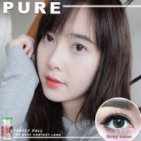 *มีค่าสายตา* Pretty Doll Pure Gray  สายตาปกติ รวมสายตาสั้น powerlenses  75 325 125 100 350 300 200 375 400 425 450 475 500 550 600 650 คอนแทคเลนส์  ลายฮิต Tiktok แถมตลับฟรี!! รหัสสินค้า