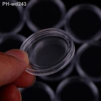 10PCS/lot Capsules Box Dia Transparent Small Round Coin Holder Box For Coin Collection Plastic Clear Coin 32mm
