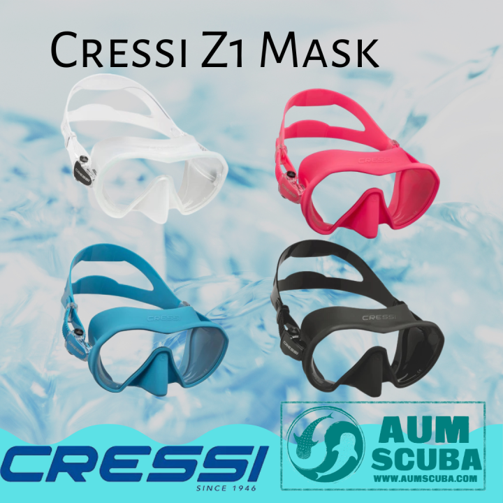 Cressi Maschera Subacquea ZS1 | Basso Volume Per Visi Stretchi | Senza Cornice E Leggera