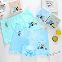 【Ready Stock】 ┇♘✁ C22 Kids Underwear Cartoon Cotton Kawaii Comfy Boyshorts Plus Size Boxer Shorts Random Color