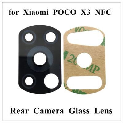 【▼Hot Sales▼】 nang20403736363 Kat สำหรับ Xiaomi Poco X3 Nfc กล้องมองหลังชิ้นส่วนอะไหล่เลนส์กล้องหลังกระจกปลอกคอกันสุนัขเลีย