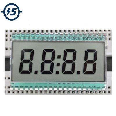 【Worth-Buy】 Edc190 4หลัก7เซ็กเมนต์ Lcd ท่อดิสเพลย์ดิจิทัลนาฬิกาแบบคงที่3V 50.8X30.48X2.8มม. จอแสดงผลแบบกึ่งโปร่งแสง Tn บวก