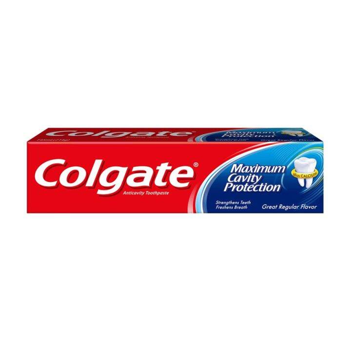 Colgate Maximum Cavity Protection Great Regular Flavor Anti Cavity ...