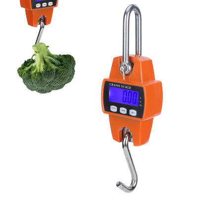 300KG Industrial Crane Scale LCD Digital Electronic Hook Hanging Weight Scale for Large Luggage Crane Crane Crane