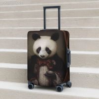 Panda Suitcase Cover Gothic Mystic Business Flight Elastic Luggage Supplies Protection