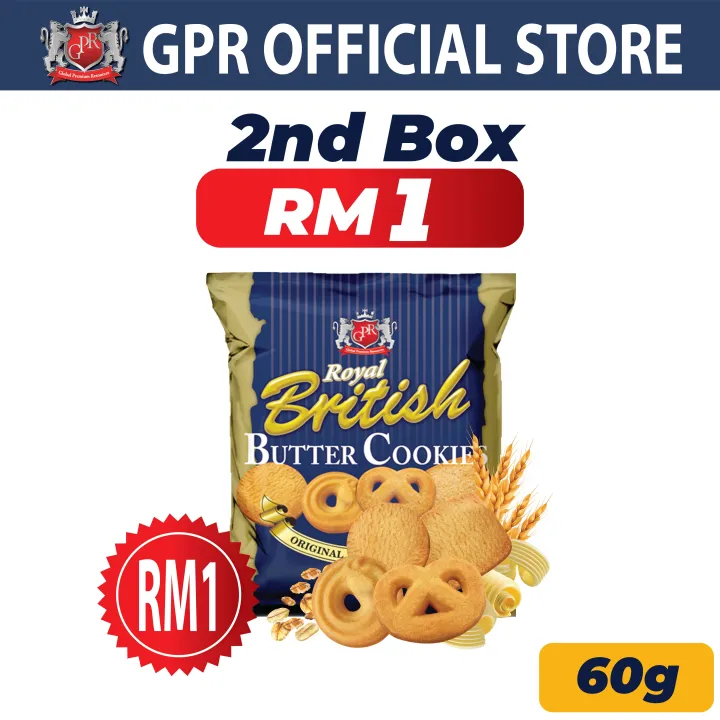 GPR Royal British Butter Cookies 60g 012 Lazada