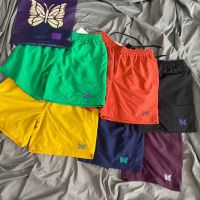 [High Quality] Japan Meichao needs joint BMS butterfly embroidery nylon woven quick-drying shorts sports five-point pants loose