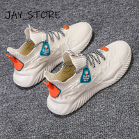 JAY_STORE  รองเท้าผ้าใบผู้ชาย รองเท้ากีฬาผช รองเท้าแฟชั่นผู้ชาย ใส่สบาย 2023ใหม่ 36Z230908