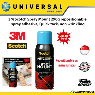 3M Scotch Spray Mount Repositionable Adhesive - 10.2 oz can