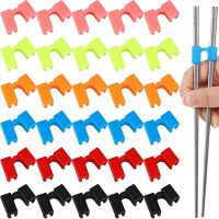 3PCS Reusable Chopstick Helpers Training Chinese Chopsticks Sleeves Beginner Adult Chhildren Chopsticks Training Clips