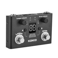 【LZ】▨✑▲  KOKKO Drum  Looper Effect Pedal Tuner Portable BT Page-Turner Phrase Loop Recording Drum Machine  Drum Effect Pedal Digital Tune