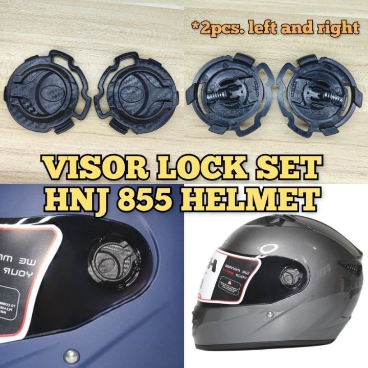 Visor Lock Set HNJ 855 Full Face Helmet | Lazada PH