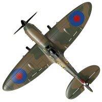 Volantex RC Warbird 400มม. Wingspan Spitfire 4รีโมทคอนโทรลเครื่องบินของเล่นของขวัญ76112