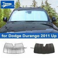 JIDIXIAN Car Front Windshield Sun Visor UV Protection Sunshade Cover for Dodge Durango 2011 2012 2013 2014 Up Car Accessories Sunshades