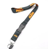 สายคล้องคอ พวงกุญแจ งานสกรีนผ้านิ่ม โลโก้ เคทีเอ็ม แต่ง มอเตอร์ไซค์ KTM mortocycle lanyard neck strap keychain