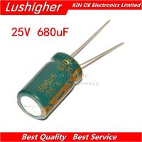 20PCS 25V680UF 10*13mm 680UF 25V 10x13 mm Aluminum Electrolytic Capacitor DIP WATTY Electronics