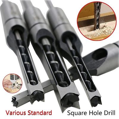 Hole Drill Bit Woodworking Tool Tool Woodworking 6/6.4/8/10/12.7mm HSS Square Mortising Chisels Tool