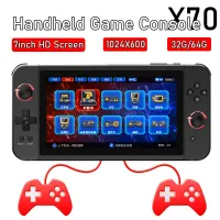 Powkiddy X70 7.0 Inch HD Screen Retro Video Game Console 32G/64G Handheld Game Player Support Dual Game Controller Kids Gifts