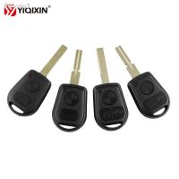 YIQIXIN 3 Button Car Key Replacement Remote Key Case Shell For BMW E31 E32 E34 E36 E38 E39 E46 Z3 Fob Blank key case Uncut Blade