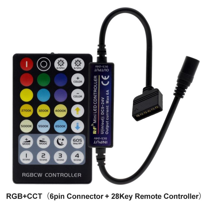 รีโมทคอนโทรล-rf-แถบไฟ-led-ของ-yingke-สำหรับสีเดียว-ขาวคู่-rgb-rgbw-rgbct-แถบไฟ-led-แถบควบคุม