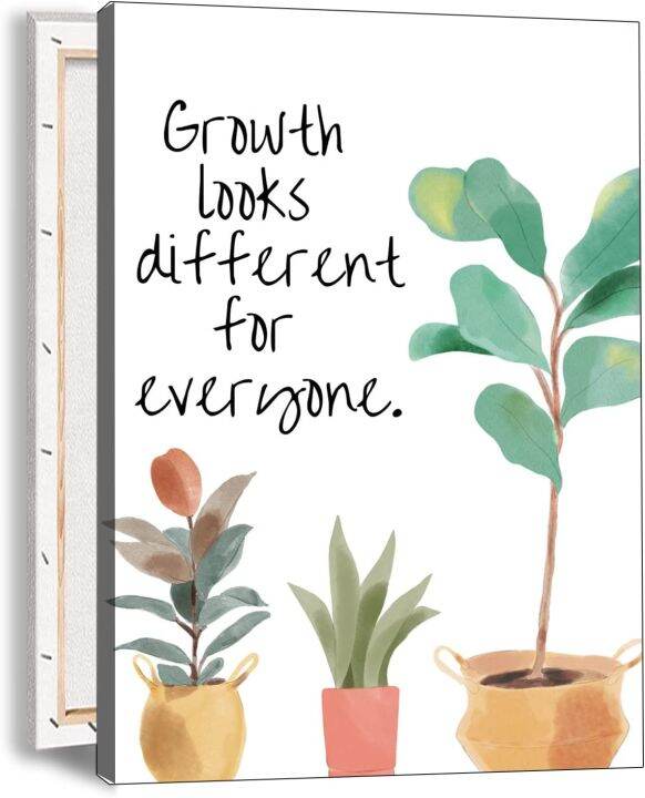 Growth Wall Art Motivational Quotes Wall Art Growth Mindset Posters ...