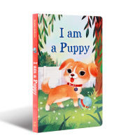 I am a puppy I am a bunny the same series of English Enlightenment picture books Richard scarry childrens paperboard books have rich colors. Early education at the age of 0-3