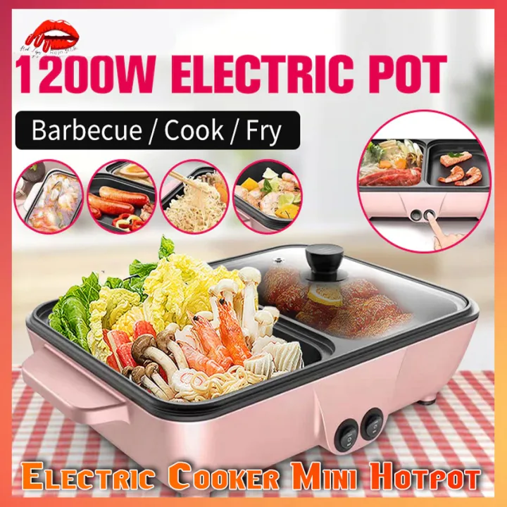 Electric Mini Korean Samgyup Multifunction Electric Hot Pot Griller