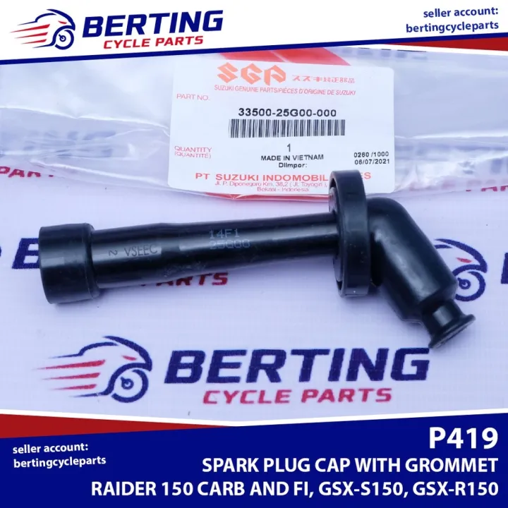 SGP SPARK PLUG CAP Suzuki Raider 150 Carb Raider 150 FI GSXS150 GSX