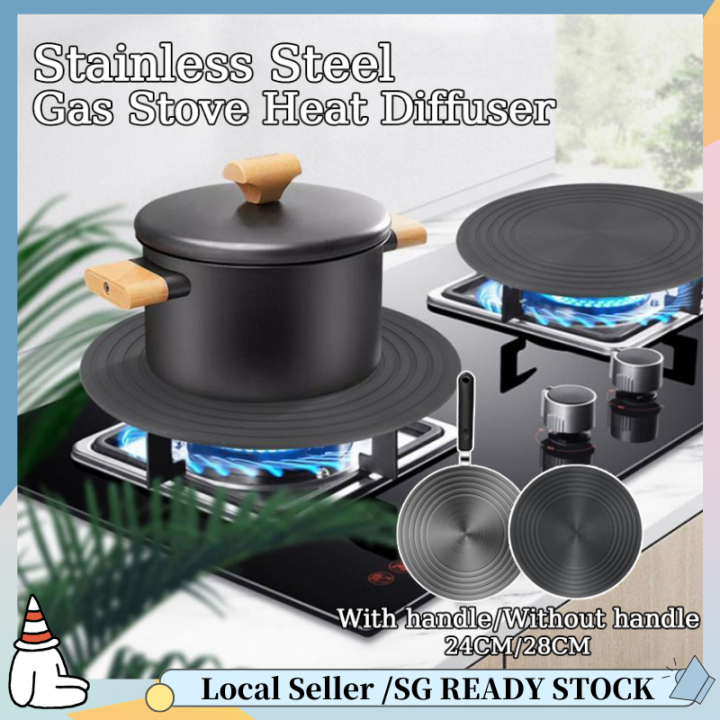 💪SG READY STOCK Gas Stove Heat Diffuser Stainless Steel Heat Conduction
