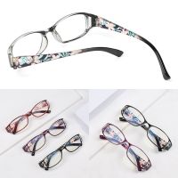 【cw】 Fashion Anti Blue Light Reading Glasses Urltra Light Eye Protection Women Flowers Elegant Comfortable Eyeglasses ！