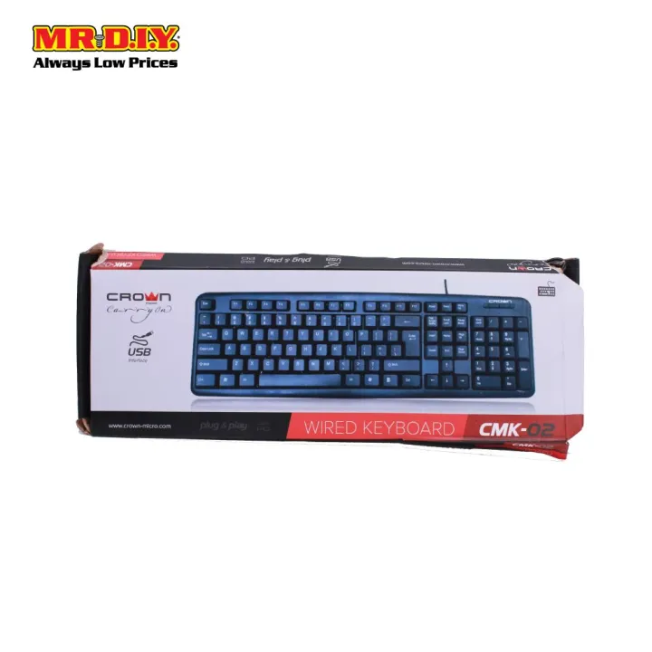 CROWN Wired USB Keyboard CMK-02 | Lazada