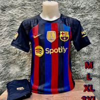 เสื้อบาซาร์ ชุดฟุตบอล เสื้อกีฬา ชุดสโมสร 2022/23( เสื้อพร้อมกางเกง ) Barcelona