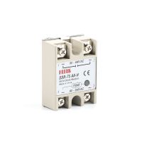 【CW】solid state relay SSR-75AA-H 75A actually 80-250V AC TO 90-480V AC SSR 75AA H relay solid state Resistance Regulator