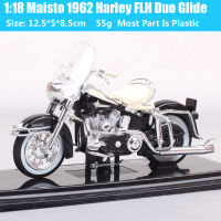 118 Scale Maisto FLHR Road King Diecast Model Street Bob Motorcycle Cruiser K Model Touring Night Train Bike Breakout Duo Toys