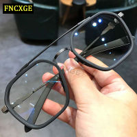 Vintage Fashion Myopia Glasses for Women Men Anti Blue Light Flat Mirror Computer Eyeglasses Student Nearsight Eyewear-1.0