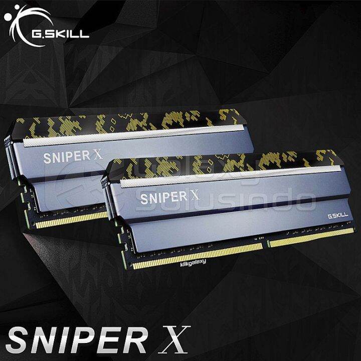 G.Skill SNIPER X 32GB (2x16) PC28800 DDR4 3600Mhz - Dual Kit