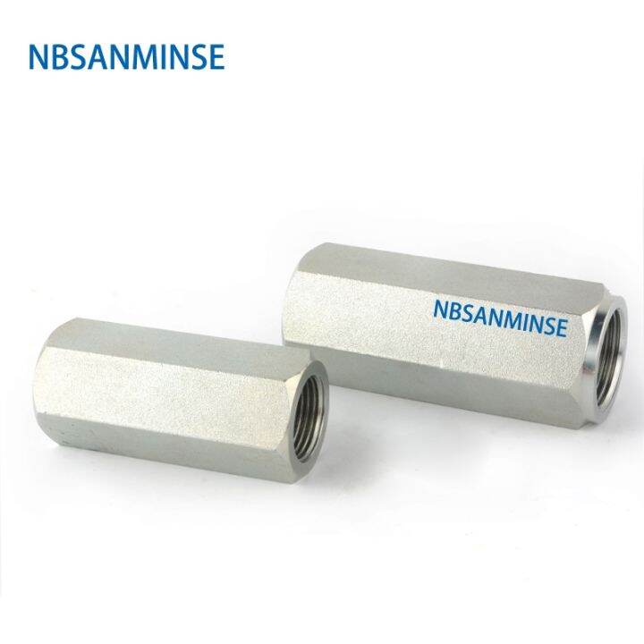 nbsanminse-vu-check-valve-g1-4-3-8-1-2-3-4-1-hydraulic-industry-carbon-steel-high-pressure-valve-one-way