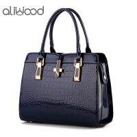 Aliwood ขายร้อนกระเป๋าถือสตรีจระเข้หนังไหล่กระเป๋า Messenger หญิงกระเป๋าแบรนด์หรู Designer Tote