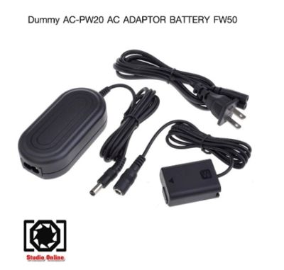 Dummy Battery AC-PW20 AC Adapter Battery FW50 for Sony A7/A7II//A6500/NEX7/RX10