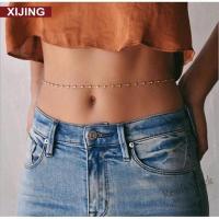 【hot sale】 ▧✢♙ B55 XJ-Women Bikini Body Chain Waist Gold Belly Beach Harness Slave Belt Jewelry