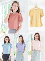 Narinari : MT3016 Puff Sleeve Sophie Blouse